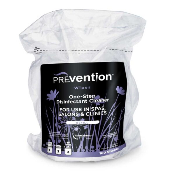 PREVENTION REFILL DISINFECTANT CLEANER WIPES 6” x 7”