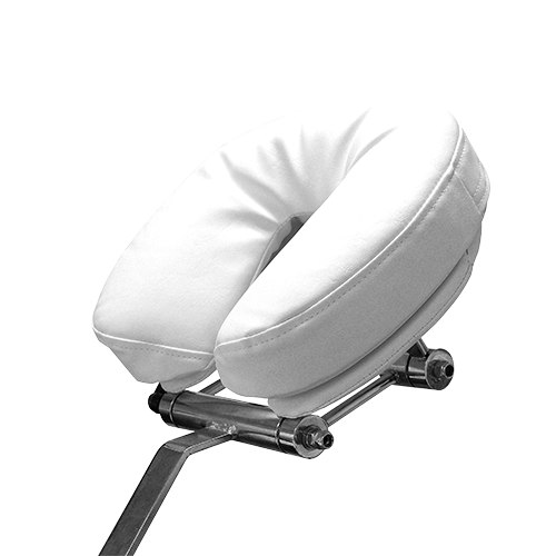 Double-Hinged Crescent Headrest