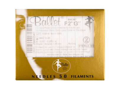BALLET NEEDLES F3, GOLD (50/PKG)